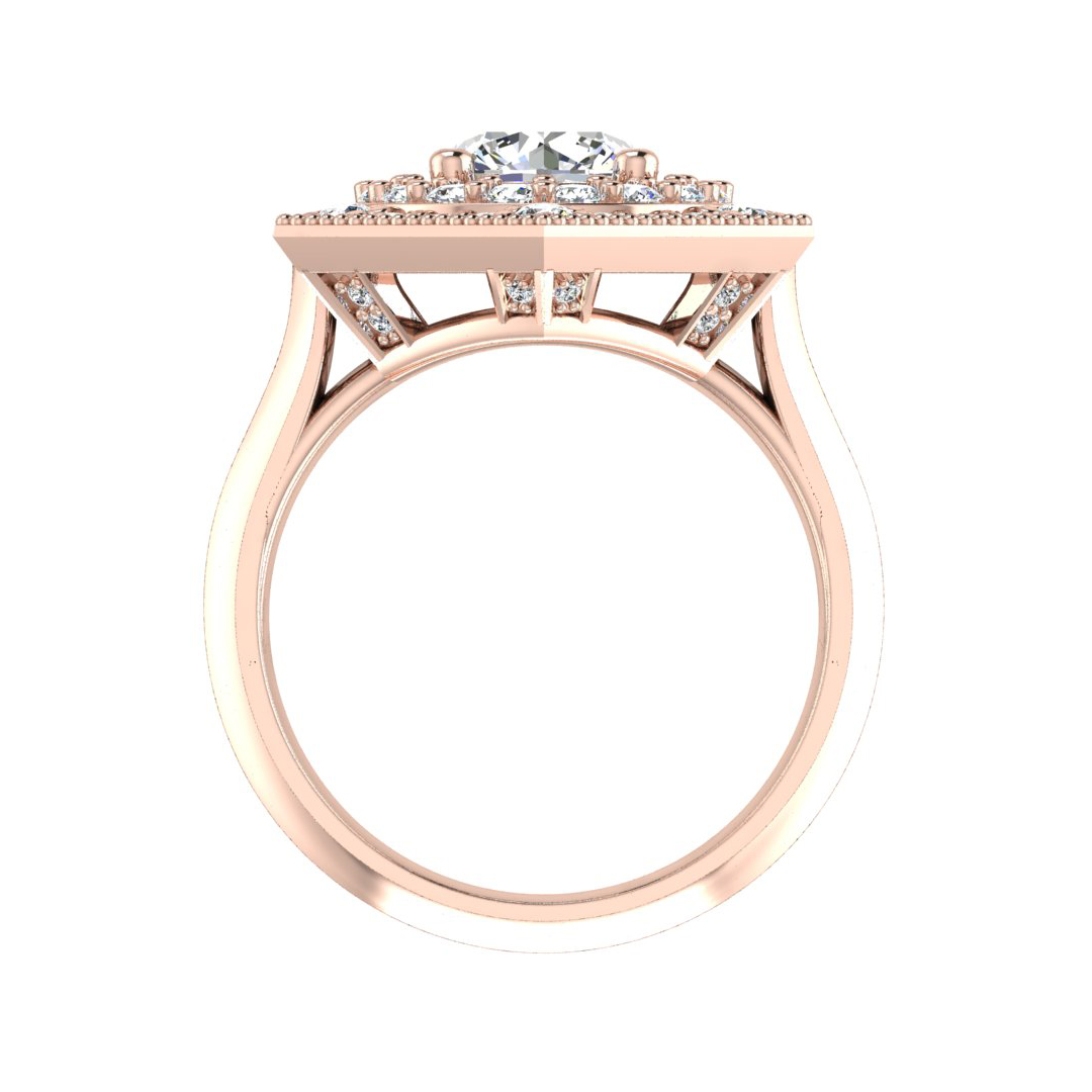 Raelyn Halo Engagement Ring